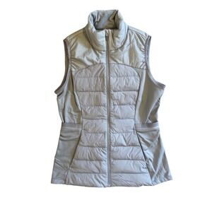 Lululemon Down For It All Vest Dark Chrome Grey Size 8 W4AQLS Athletic Gorpcore